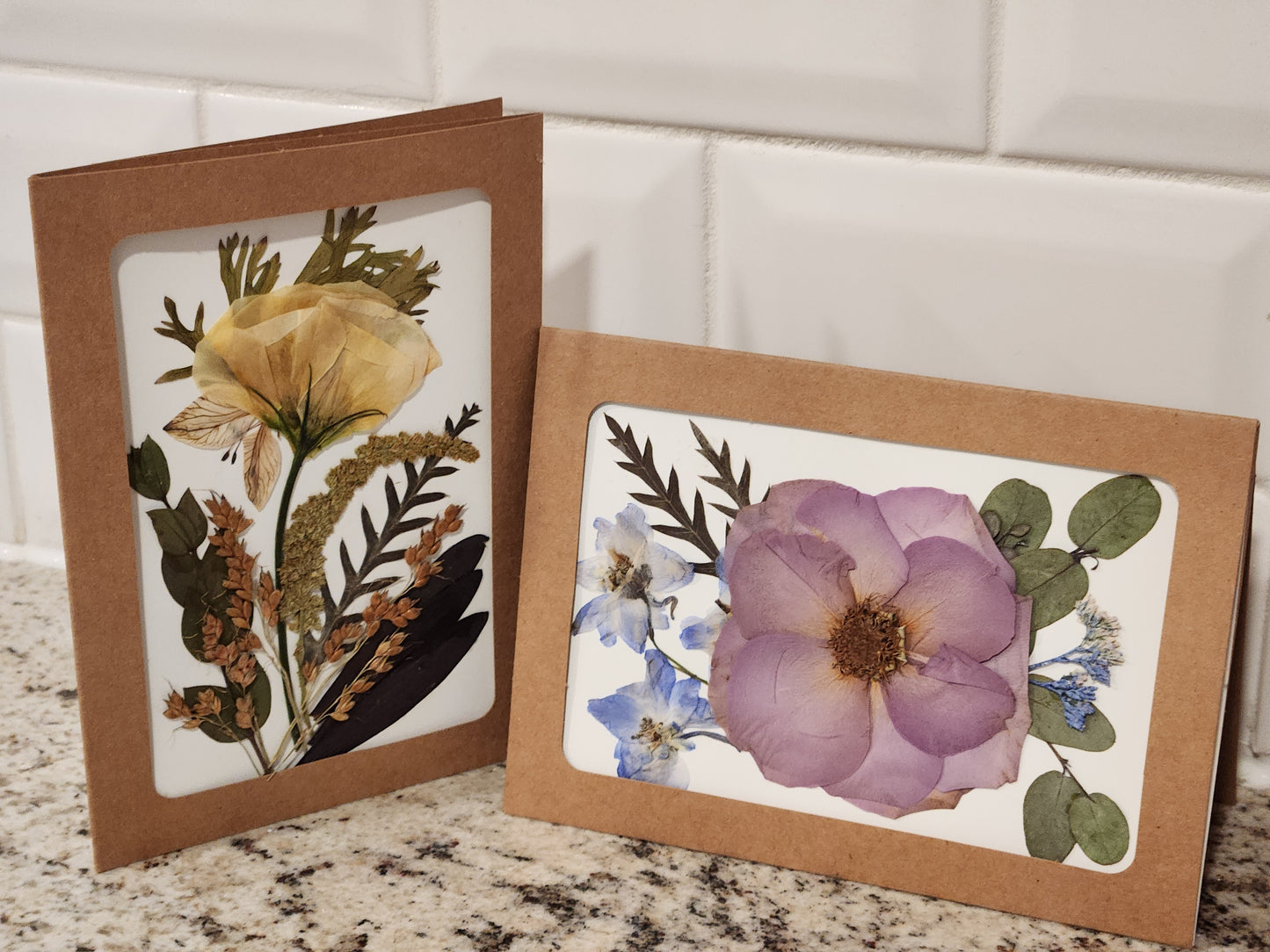 Pressed Flower Cards