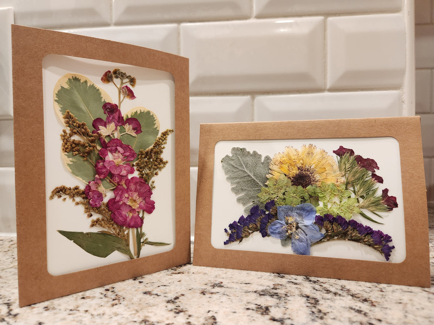 Pressed Flower Cards