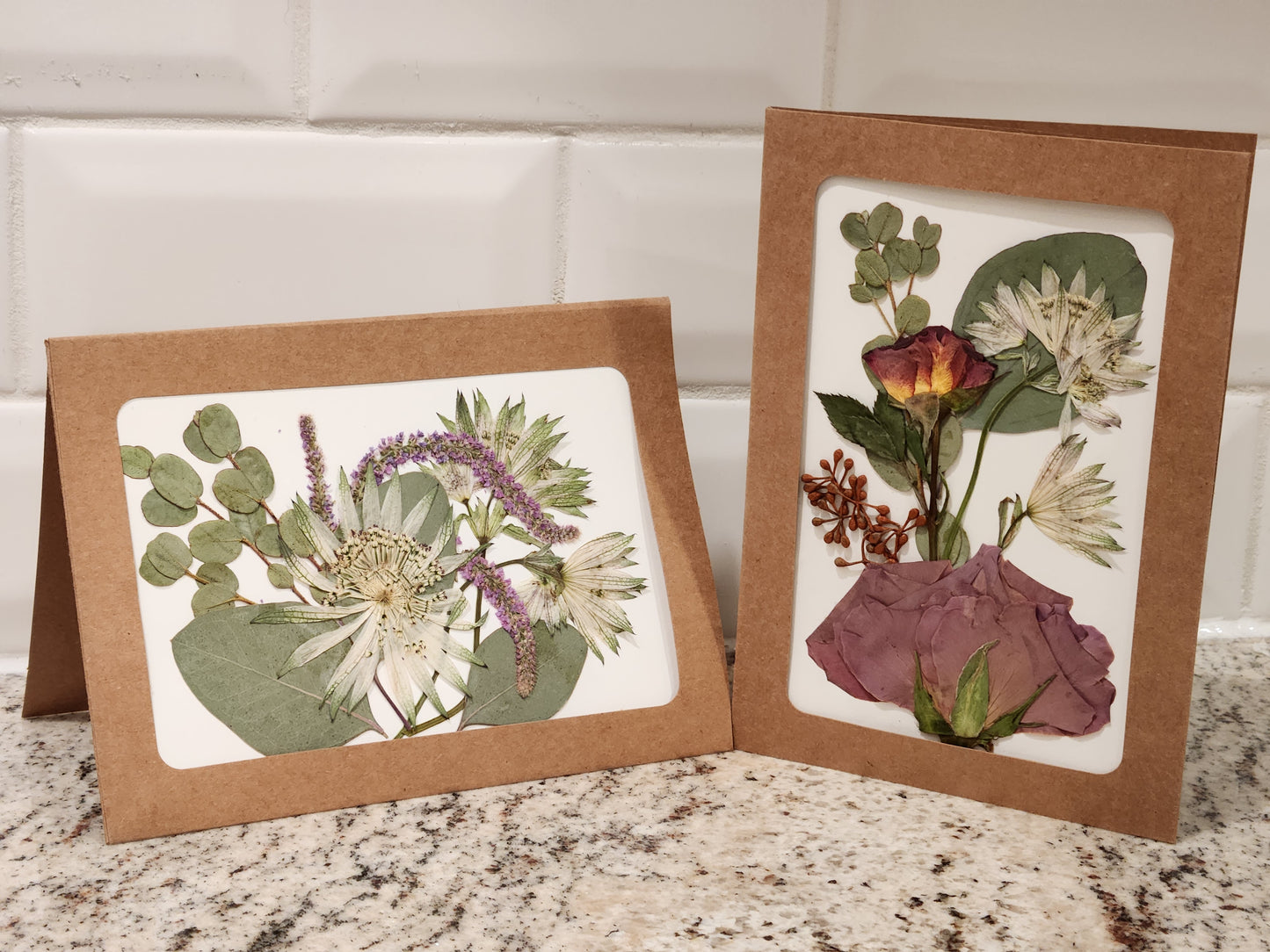 Pressed Flower Cards